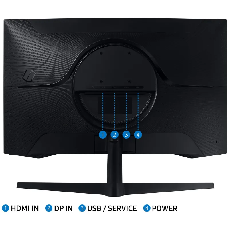 Игровой монитор SAMSUNG Odyssey G5 LS27AG550 26.9" 2560x1440px 165Hz 1 ms Curved